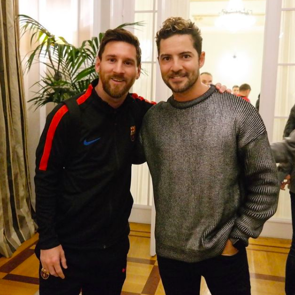 david bisbal acomiadada messi