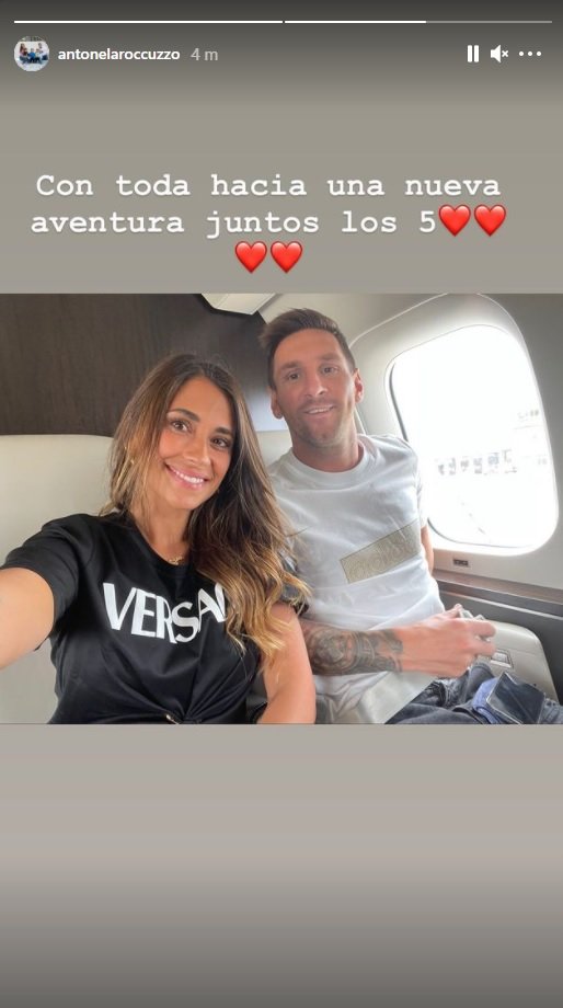 antonela y messi quieren instagram