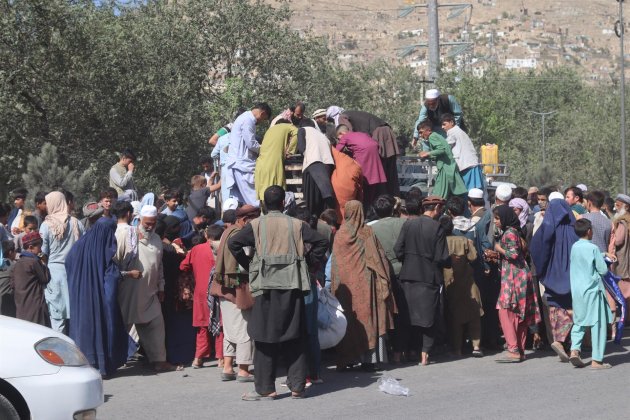 desplazados en kabul miedo la guerra en afganistan de los talibanas efe