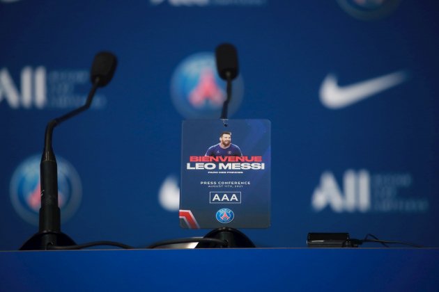 Rueda de prensa Messi en Paris - EFE