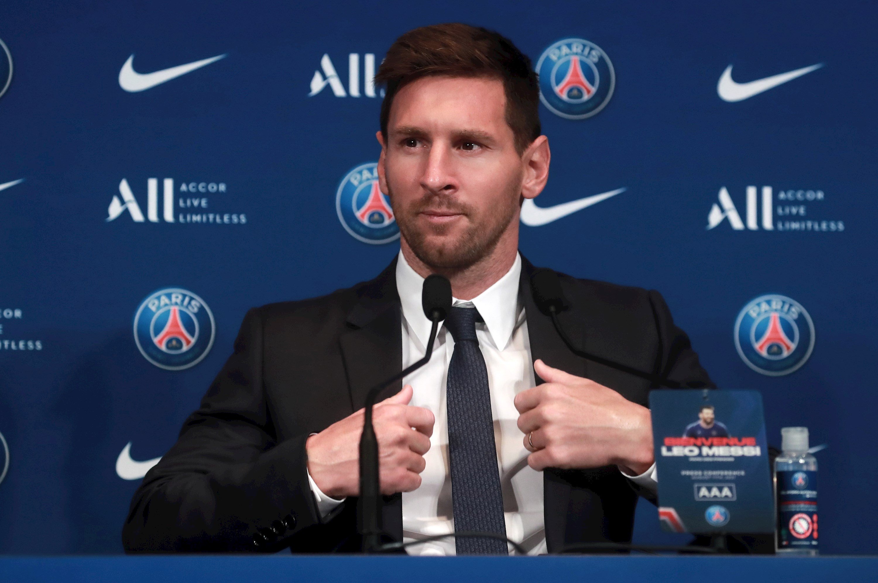 Messi, nostálgico en la presentación: "Siempre estaré agradecido al Barça"