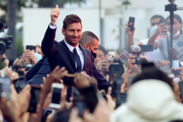 leo messi psg recibimiento GTRES leo messi psg recibimiento GTRES