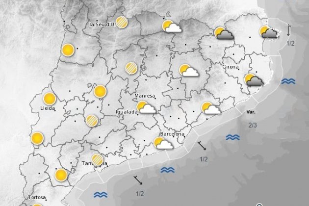 previsión meteorológica mapa 12 agosto 2021
