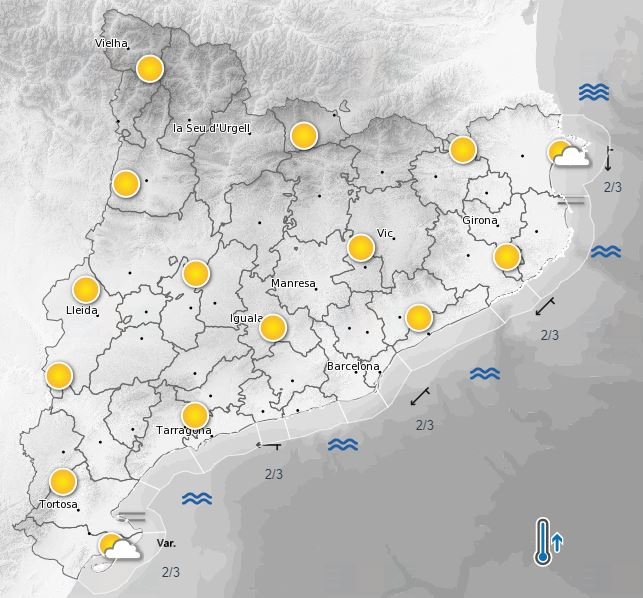 previsión meteorológica mapa 13 agosto 2021