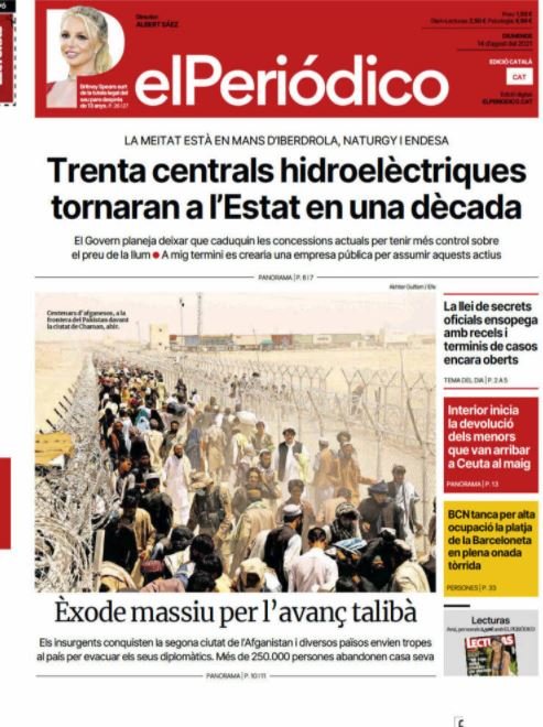 portada el periodico 14 08 portada el periodico 14 08