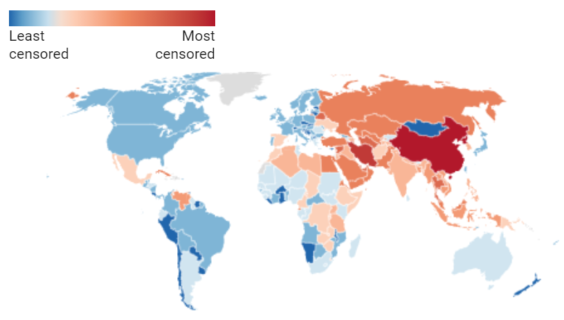 MAPA CENSURA INTERNET COMPARITECH