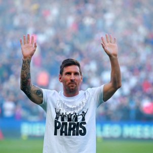 Leo Messi Paris presentacion PSG EFE