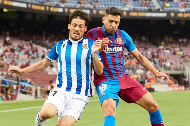 Jordi Alba David Silva Barca Reial Societat EFE