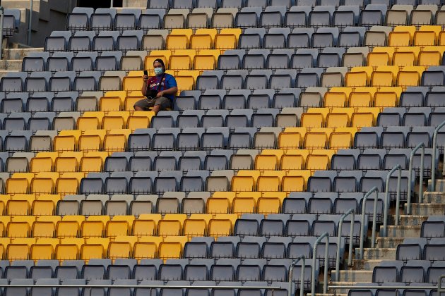 Camp Nou aficionado espectador publico Barca EFE Camp Nou aficionado espectador publico Barca EFE