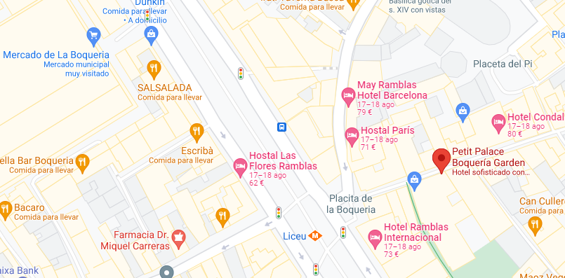 pequeño palace mapa