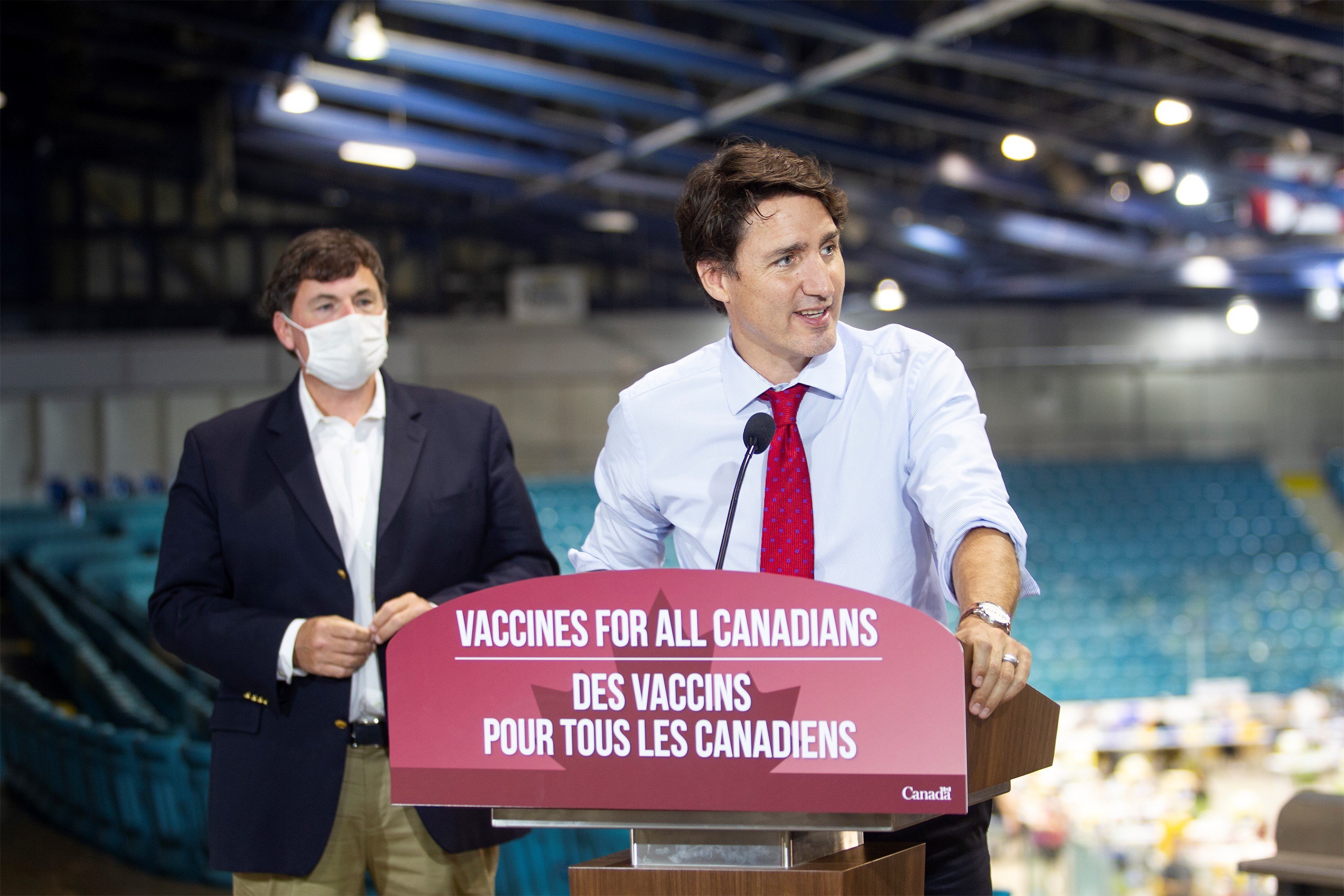 Justin Trudeau miting vacunación / Europa Press 