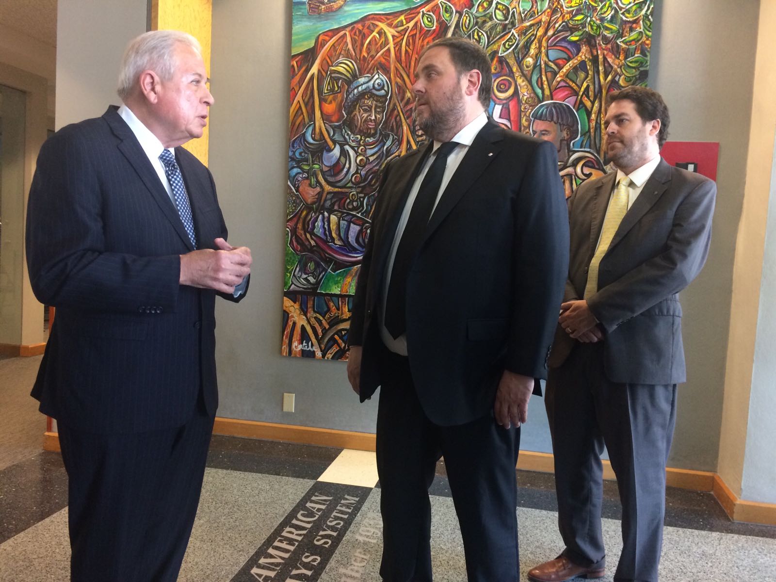 Junqueras exige al Estado que actúe en El Prat