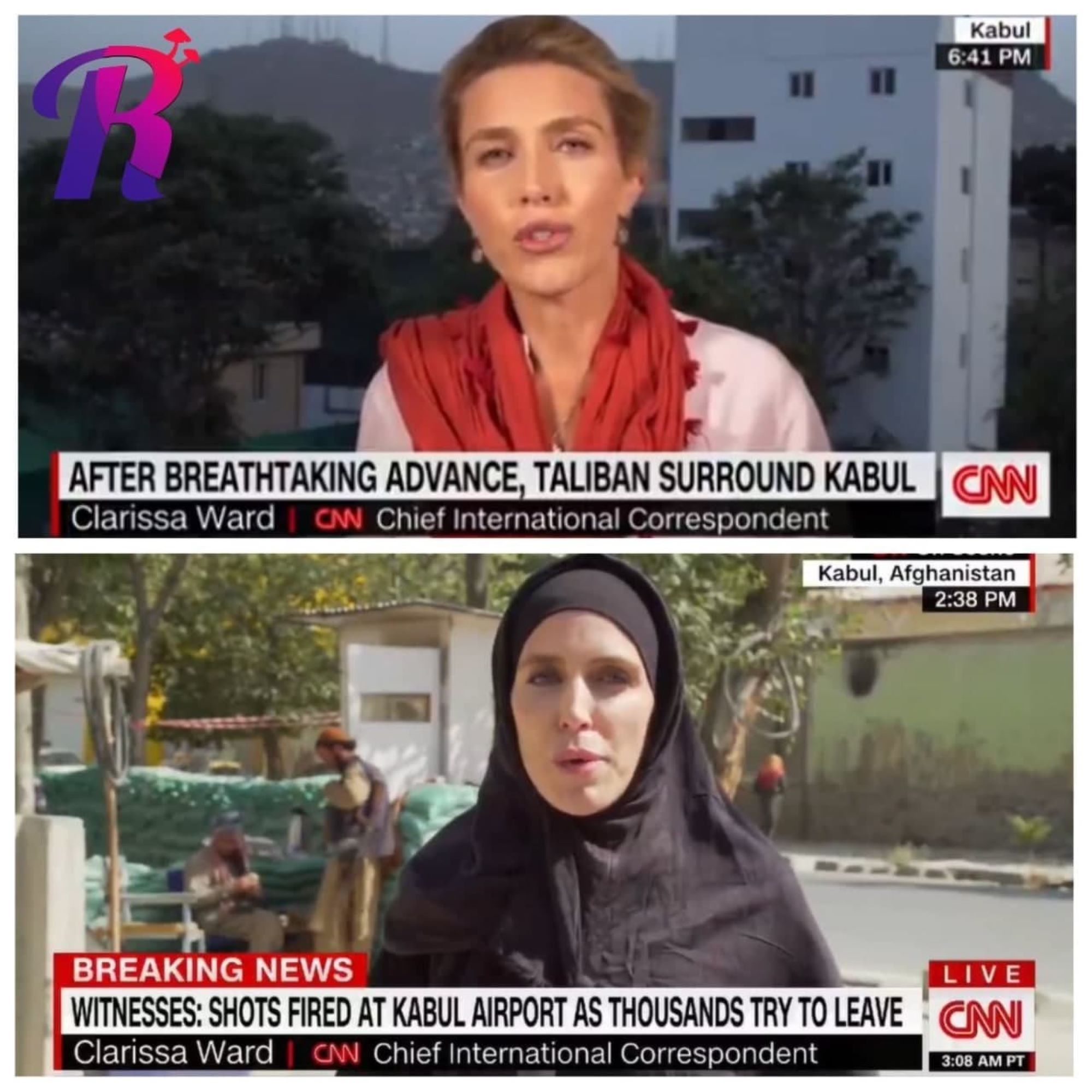 La "imprecisió" darrere de la imatge de la corresponsal de la CNN