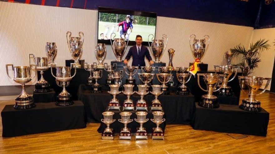 messi trofeos