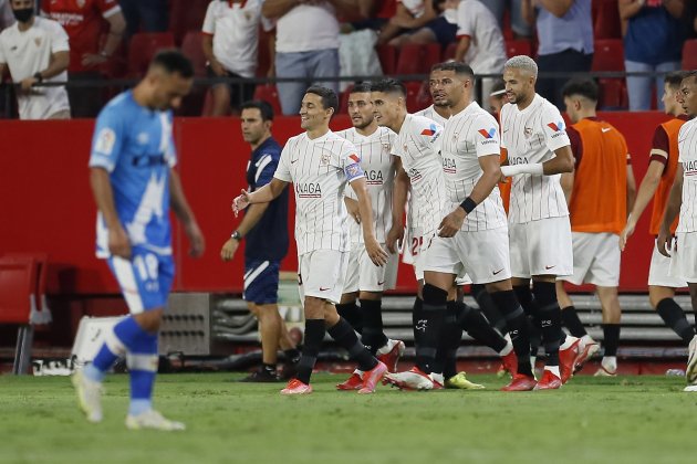 alvaro garcia sevilla rayo gol celebracion efe