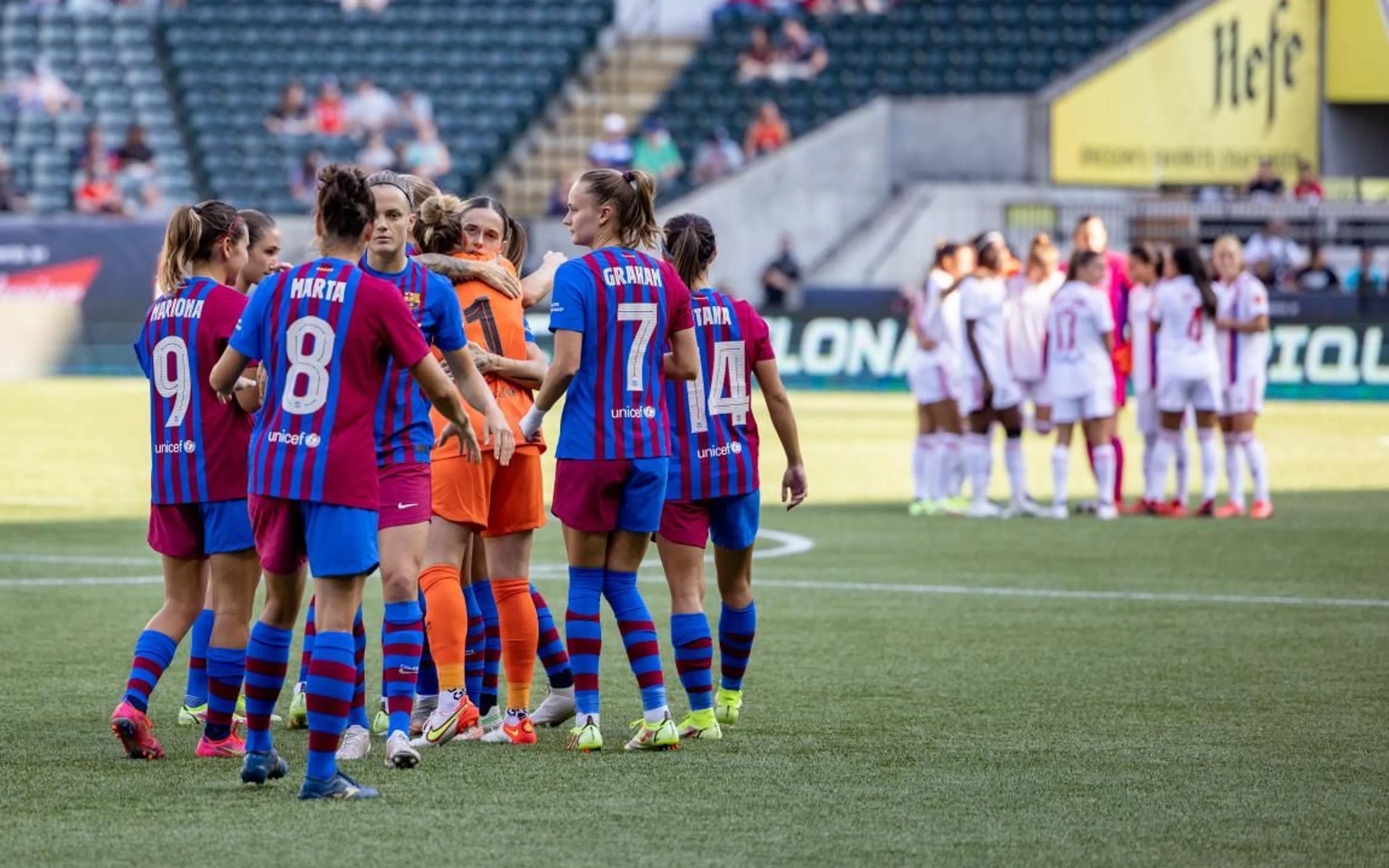 El Barça femenino claudica ante el Olympique de Lyon en Estados Unidos (2-3)