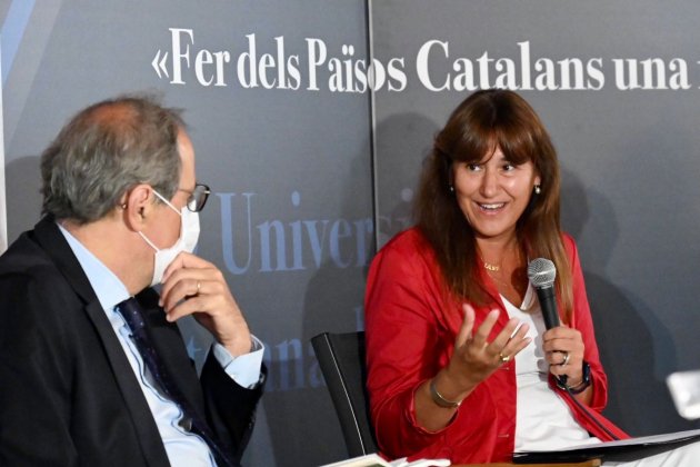 Laura Borràs Quim Torra universidad catalana 3 / UCE
