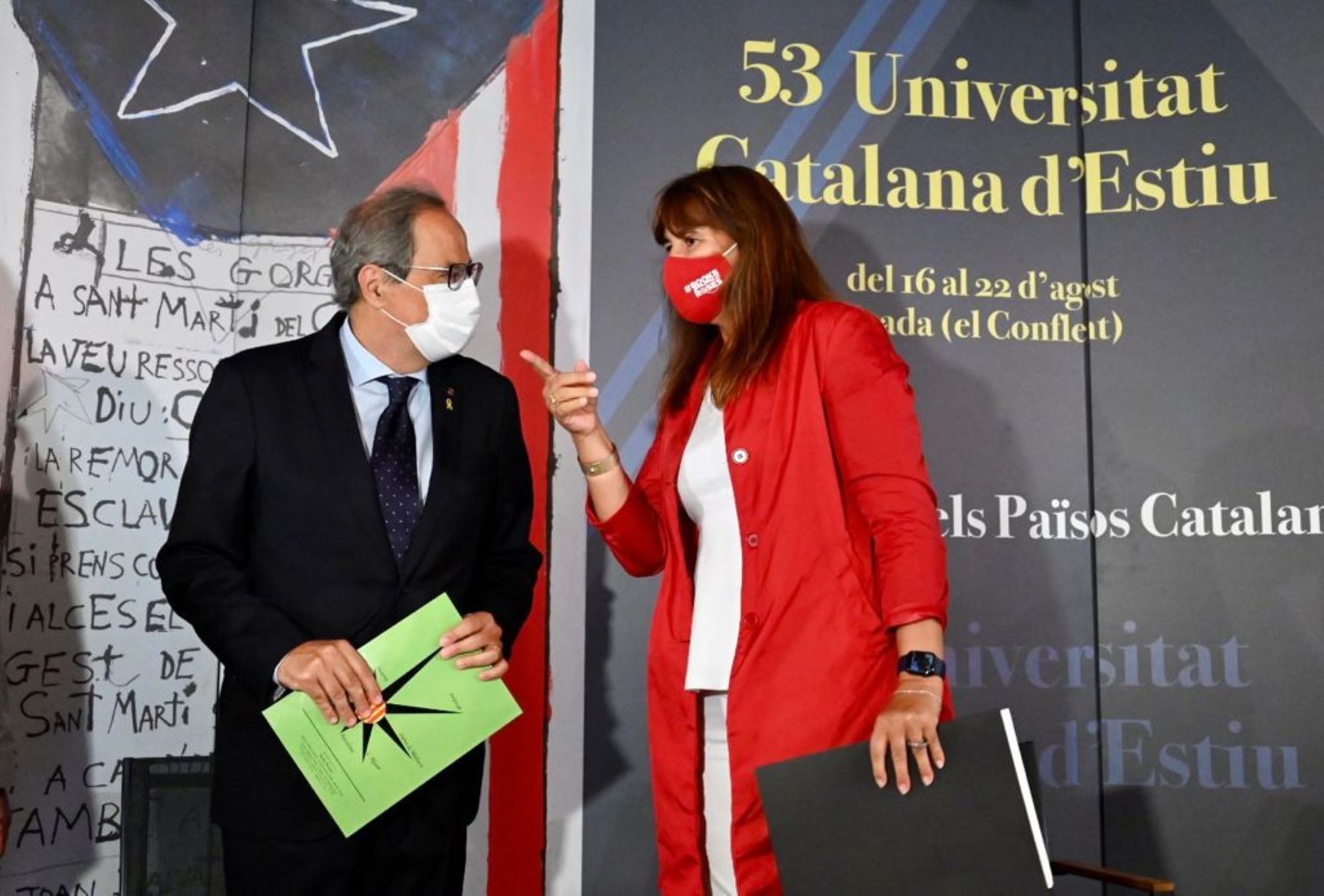 Laura Borràs Quim Torra universidad catalana UCE