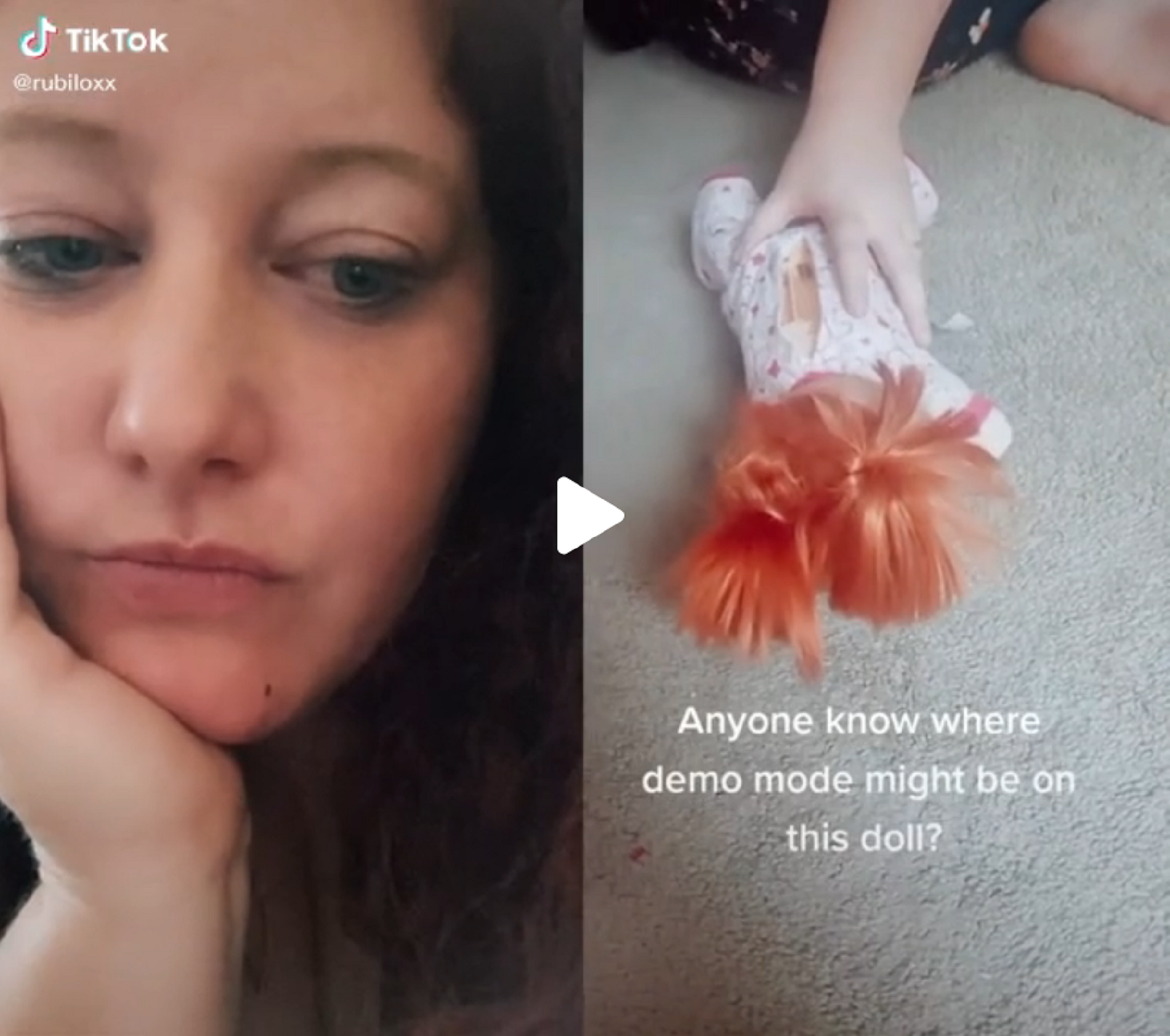 Viral en TikTok: Emmy, la muñeca encantada que se mueve sola
