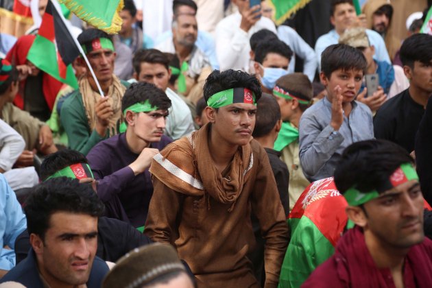 Manifestantes oposició Afganistan EFE