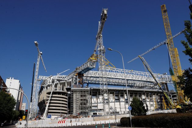 Santiago Bernabeu obras EFE Santiago Bernabeu obras EFE