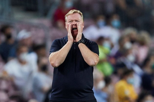 Ronald Koeman cridant EFE