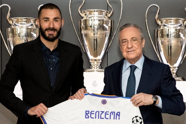 Karim Benzema renovacion Reial Madrid 2023 Florentí Perez @RealMadrid