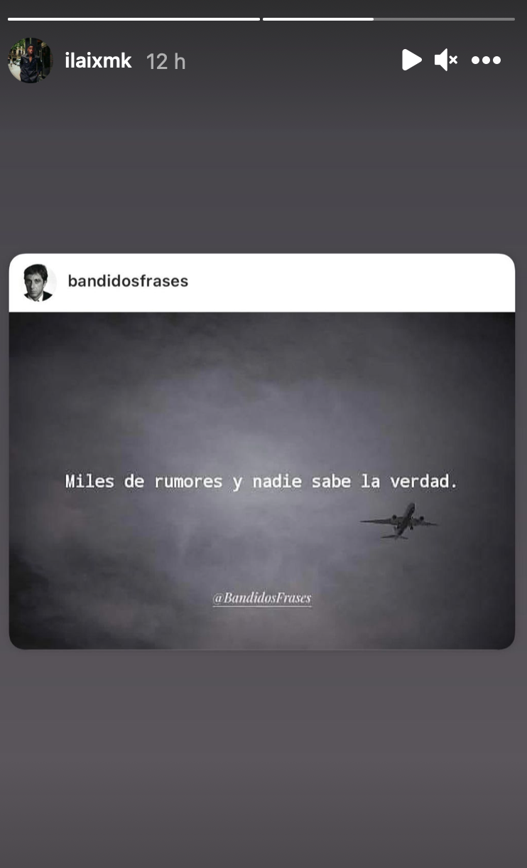 Ilaix captura Instagram frase