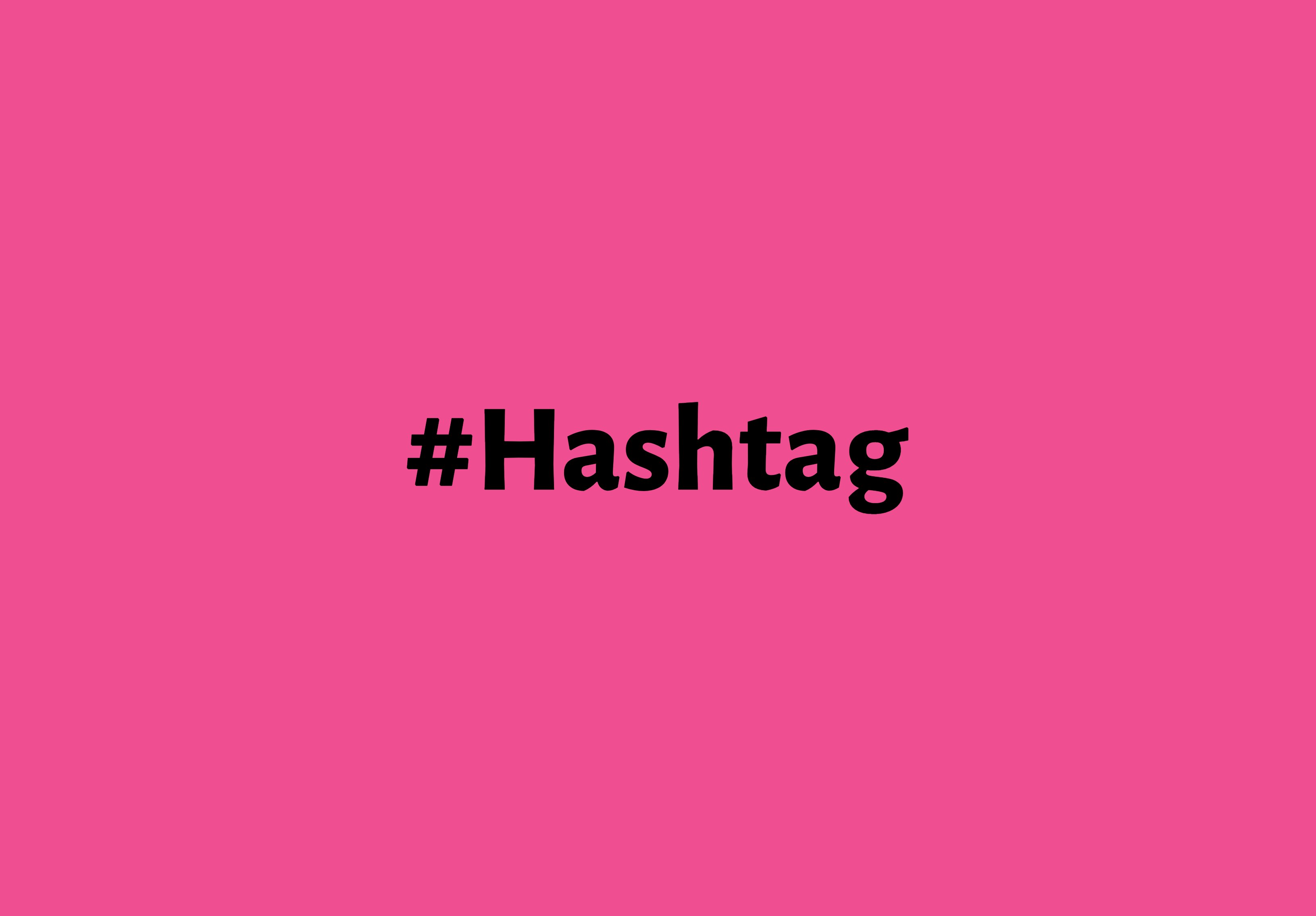 Hashtag rosa