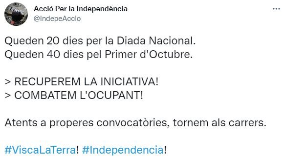 TUIT accio indepe nueva campana