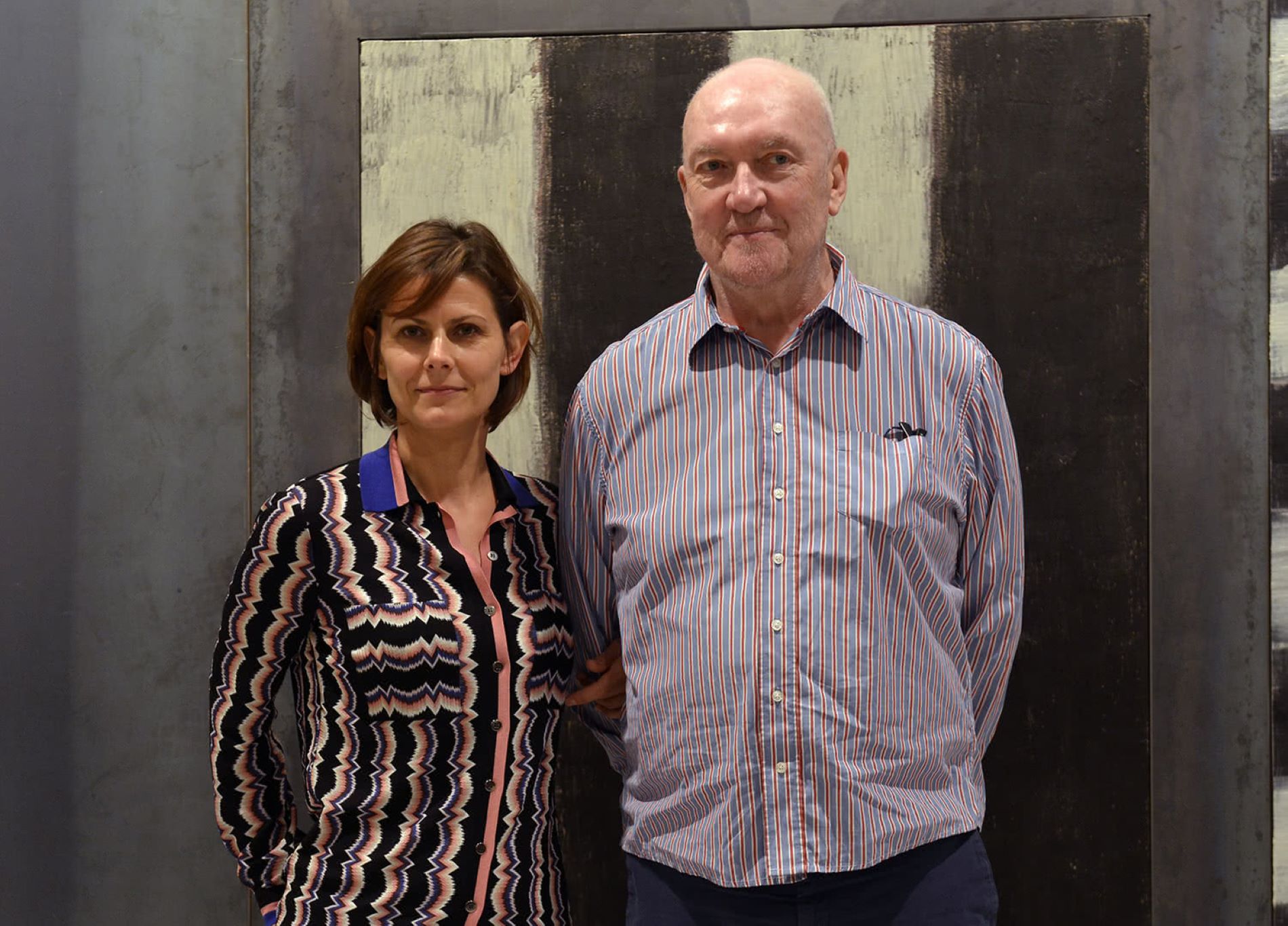 Els pintors Sean Scully i Lilian Tomasko deixen Barcelona pel català Els pintors Sean Scully i Lilian Tomasko deixen Barcelona pel català