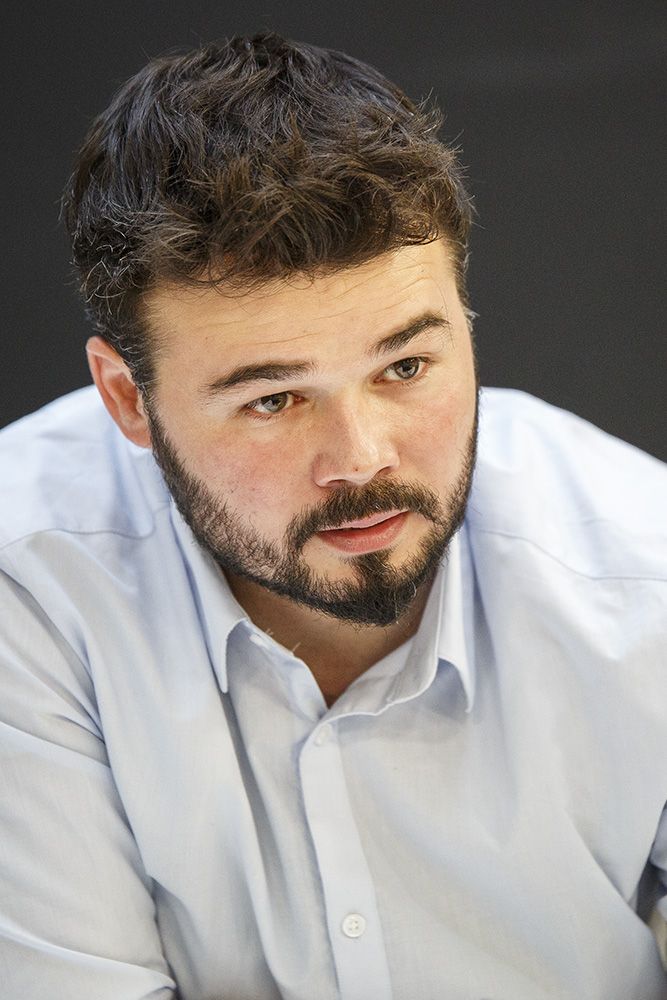 Rufián se las tiene con Patxi López por sus críticas al 'procés'