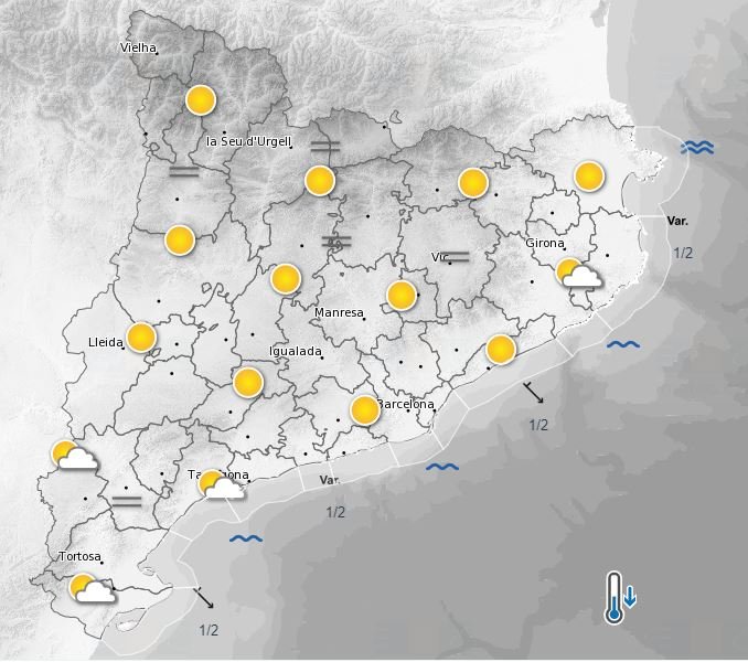 mapa predicción meteorológica 26 agosto 2021