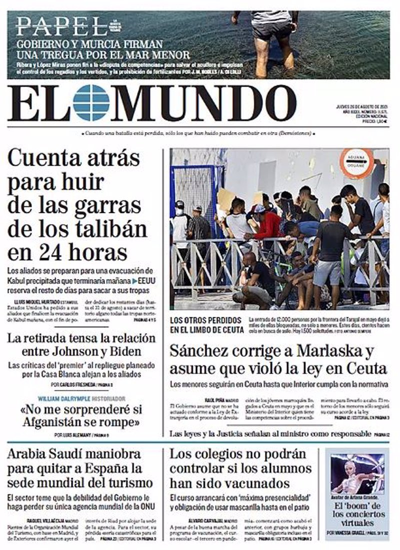 MUNDO 26 agosto