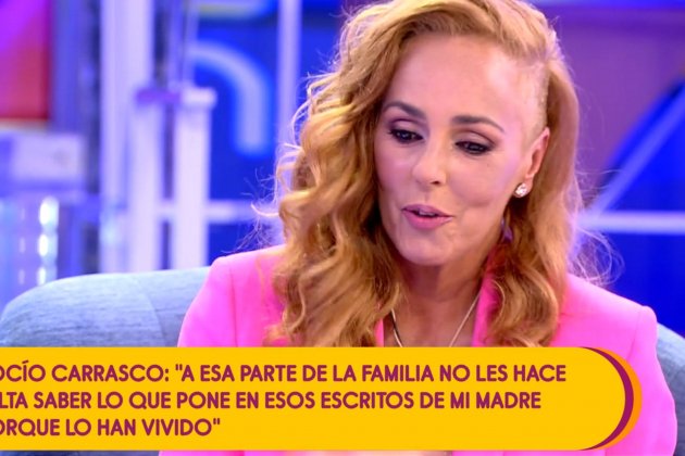 Rocío Carrasco a punto de llorar 'Sálvame' Telecinco