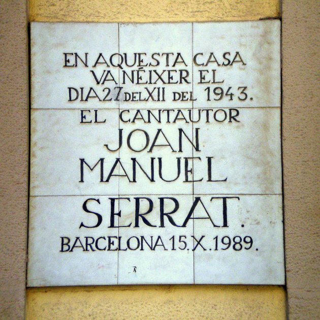 Lugar nacimiento Serrat