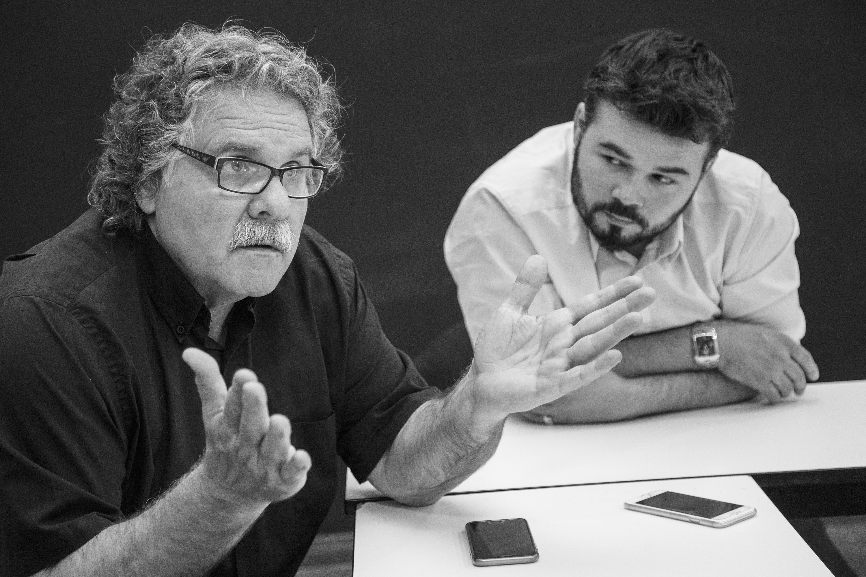 Rufián: "Una de les meves aspiracions a la legislatura és que Joan Tardà repeteixi"