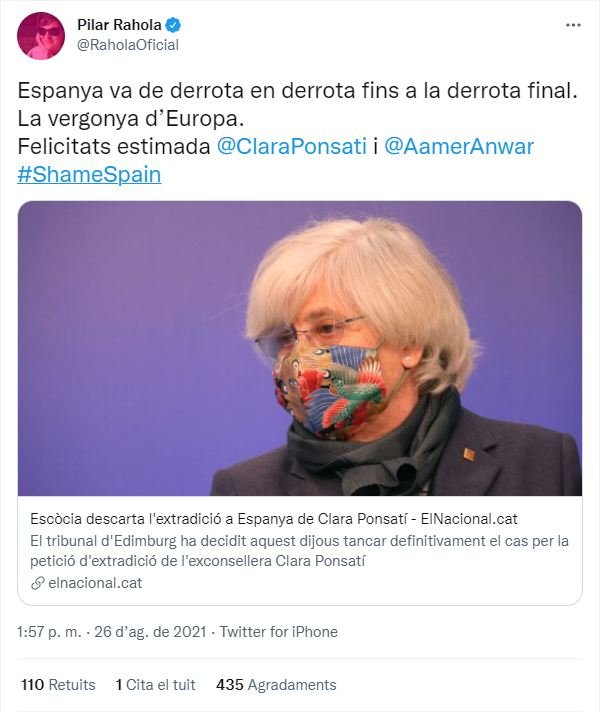 TUIT pilar rahola clara ponsatí 1