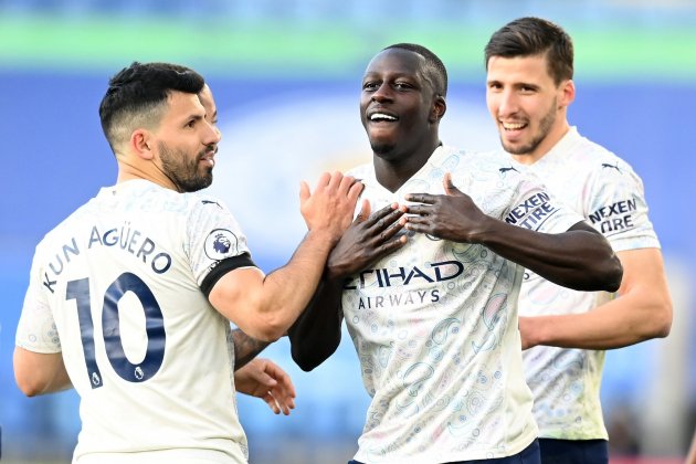 kun aguero benjamin mendy ruben dias manchester city europa press