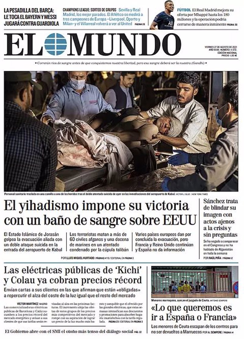 MUNDO 27 agosto MUNDO 27 agosto