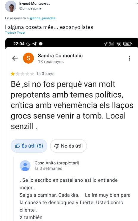 tuit Casa Anita españolista Juego de Cartas TV3