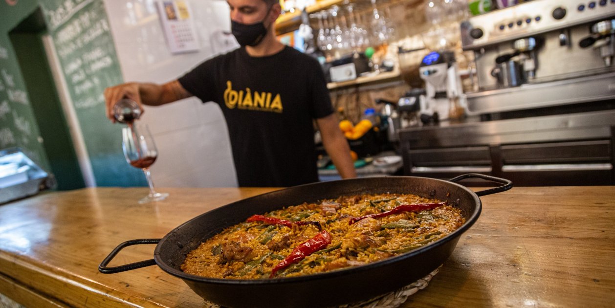 Diània la mejor paella de Barcelona no se encuentra cerca del mar