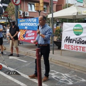 Turull en los 500 cortes de la Meridiana: "Sois motor de nuestra fuerza"