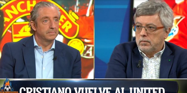 Josep Pedrerol con José Damían González El Chiringuito Mega