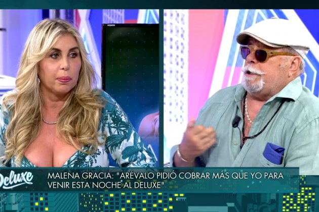 Malena Gracia y Arévalo Viernes Deluxe / Telecinco Malena Gracia y Arévalo Viernes Deluxe / Telecinco