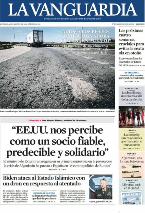 La Vanguardia 29 08 La Vanguardia 29 08