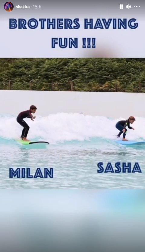 Milan Sasha surf @shakira