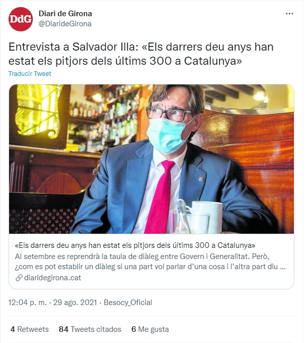 salvador isla historia Catalunya Diario de Girona Twitter