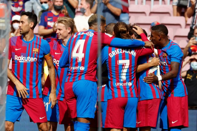 Gol celebracion Barca Getafe EFE