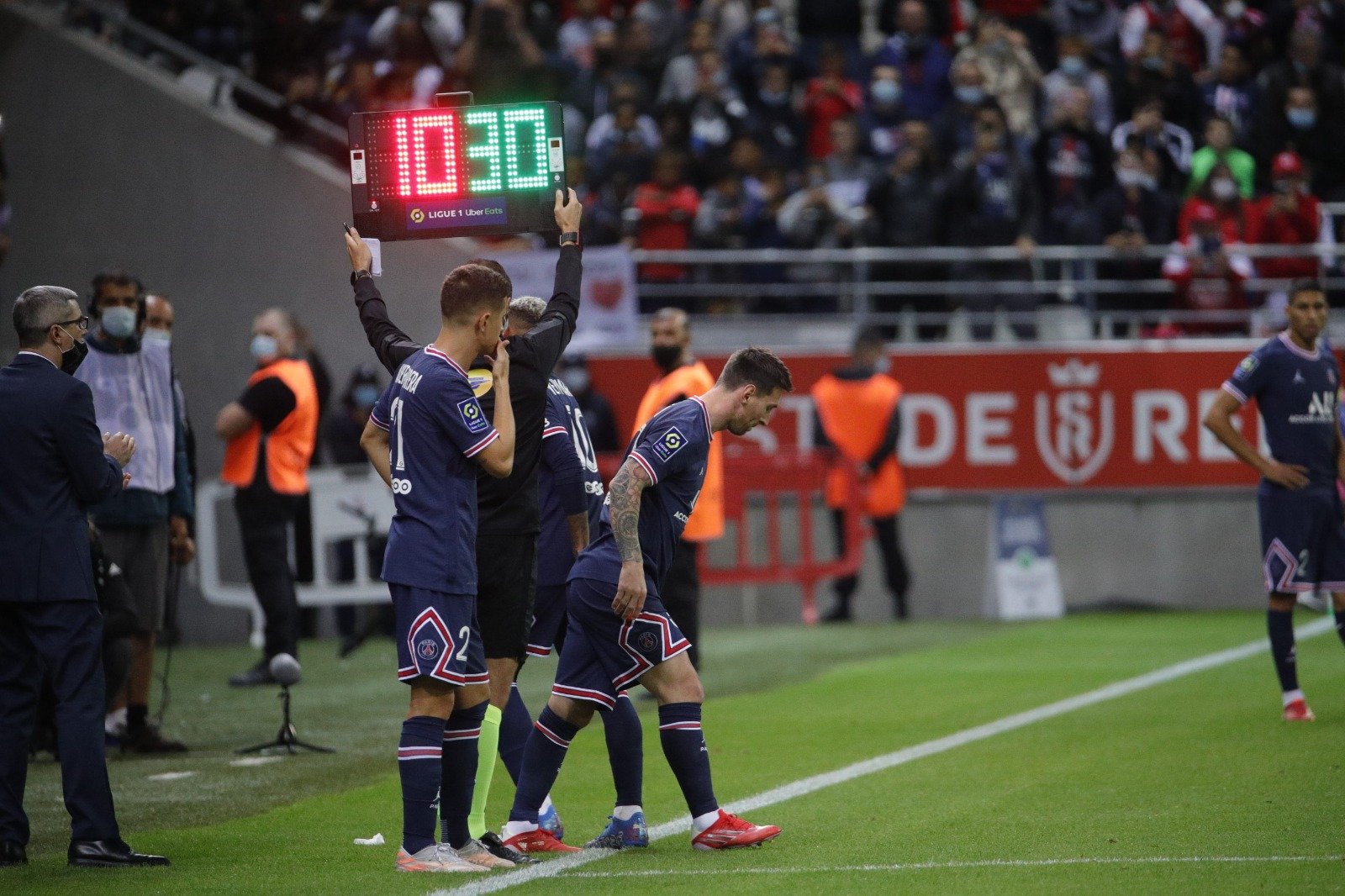 Messi eclipsa a Mbappé y la victoria del PSG contra el Reims (0-2)